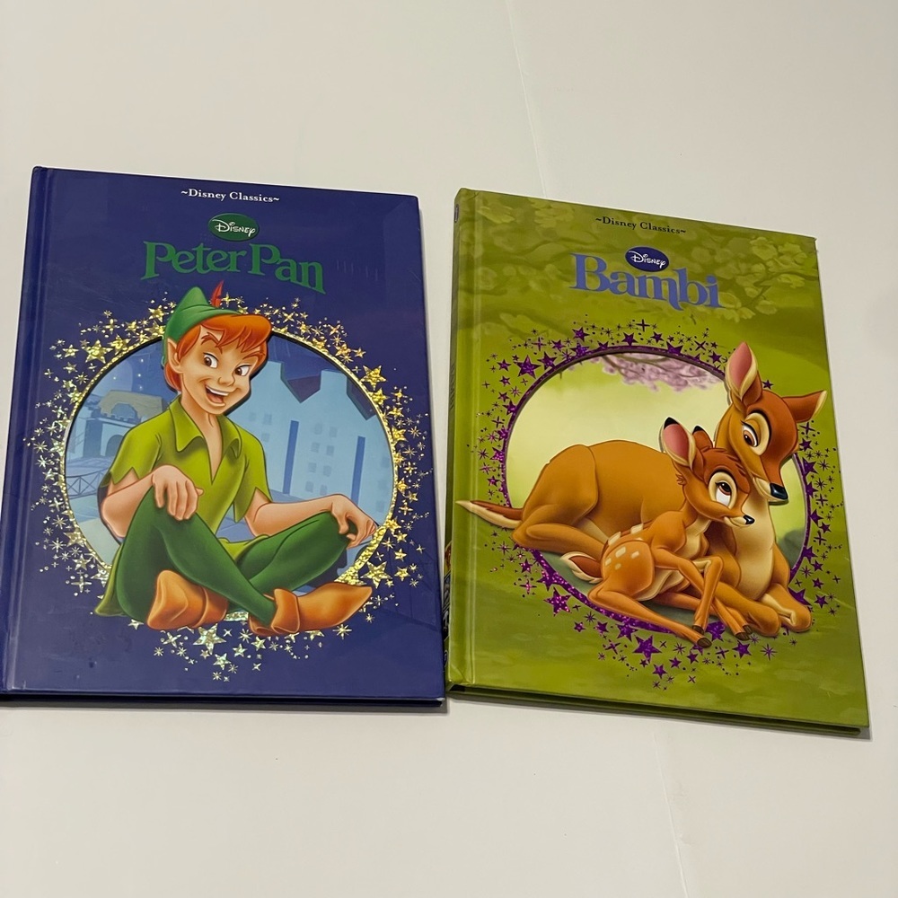 Bundle of 2 Disney's (Disney Classics), Peter Pan Bambi  Like New